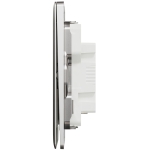 Schneider Electric 施耐德電氣 NUX32_IM_SS Unica X 16AX 兩位十字開關掣 (炫星銀)