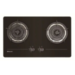 Rasonic 樂信 RG-233GB-TG 75厘米 嵌入式雙頭煤氣煮食爐 (彈性開孔設計 + 兩邊雙環爐頭獨立細芯火)