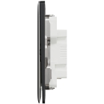 Schneider Electric 施耐德電氣 NUX32_IM_DG Unica X 16AX 兩位十字開關掣 (石墨灰)