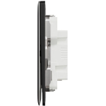 Schneider Electric 施耐德電氣 NUX32_IM_JB Unica X 16AX 兩位十字開關掣 (曜石黑)