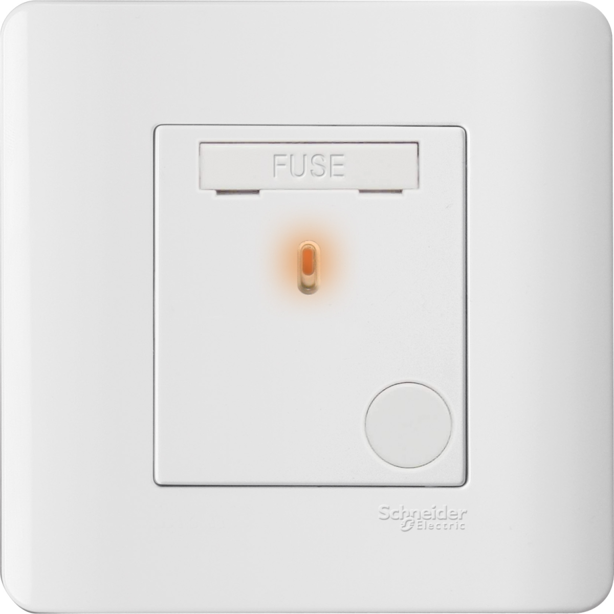 Schneider Electric 施耐德電氣 E8430FSGN_WE Zencelo 13A 單位保險菲士蘇連指示燈 (凝白)