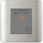 Schneider Electric 施耐德電氣 E8430FSGN_SA Zencelo 13A 單位保險菲士蘇連指示燈 (銀灰)