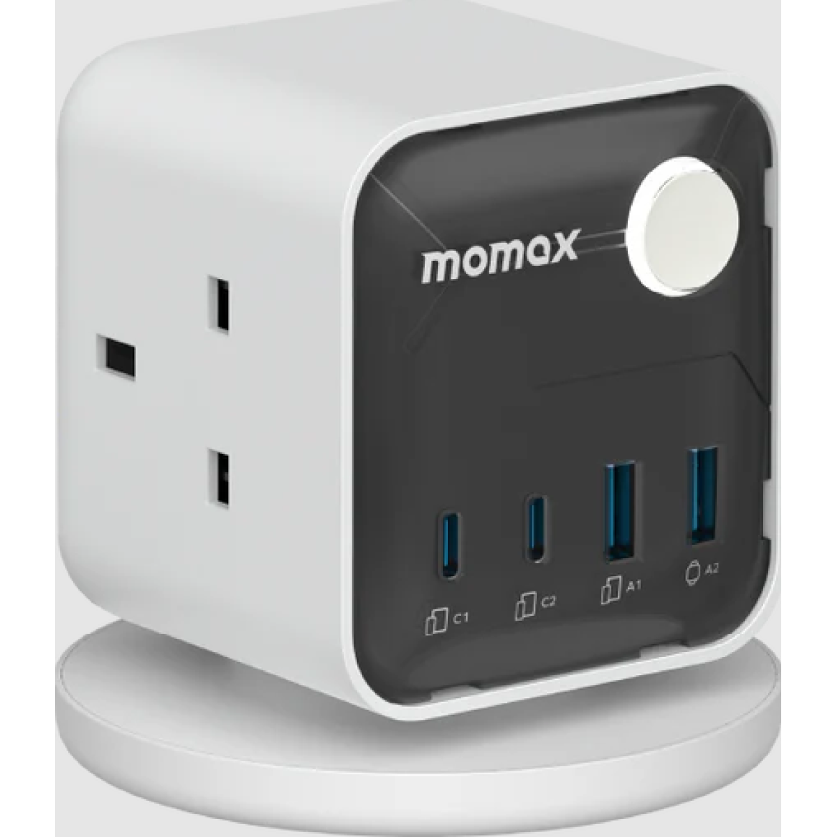 Momax US20UKW 1-Charge Work-Flow 3 插座電源盒 (附 USB)