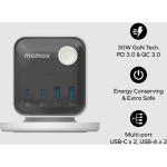 Momax US20UKW 1-Charge Work-Flow 3 插座電源盒 (附 USB)