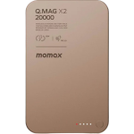 Momax IP133L2 Q.MAG X2 20000mAh 超薄磁吸流動電源 第二代 (砂岩色) (已獲CCC認證)