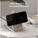 Momax UD36L 1-Charge Q.Port 折疊 Qi2 三合一磁吸無線充電支架