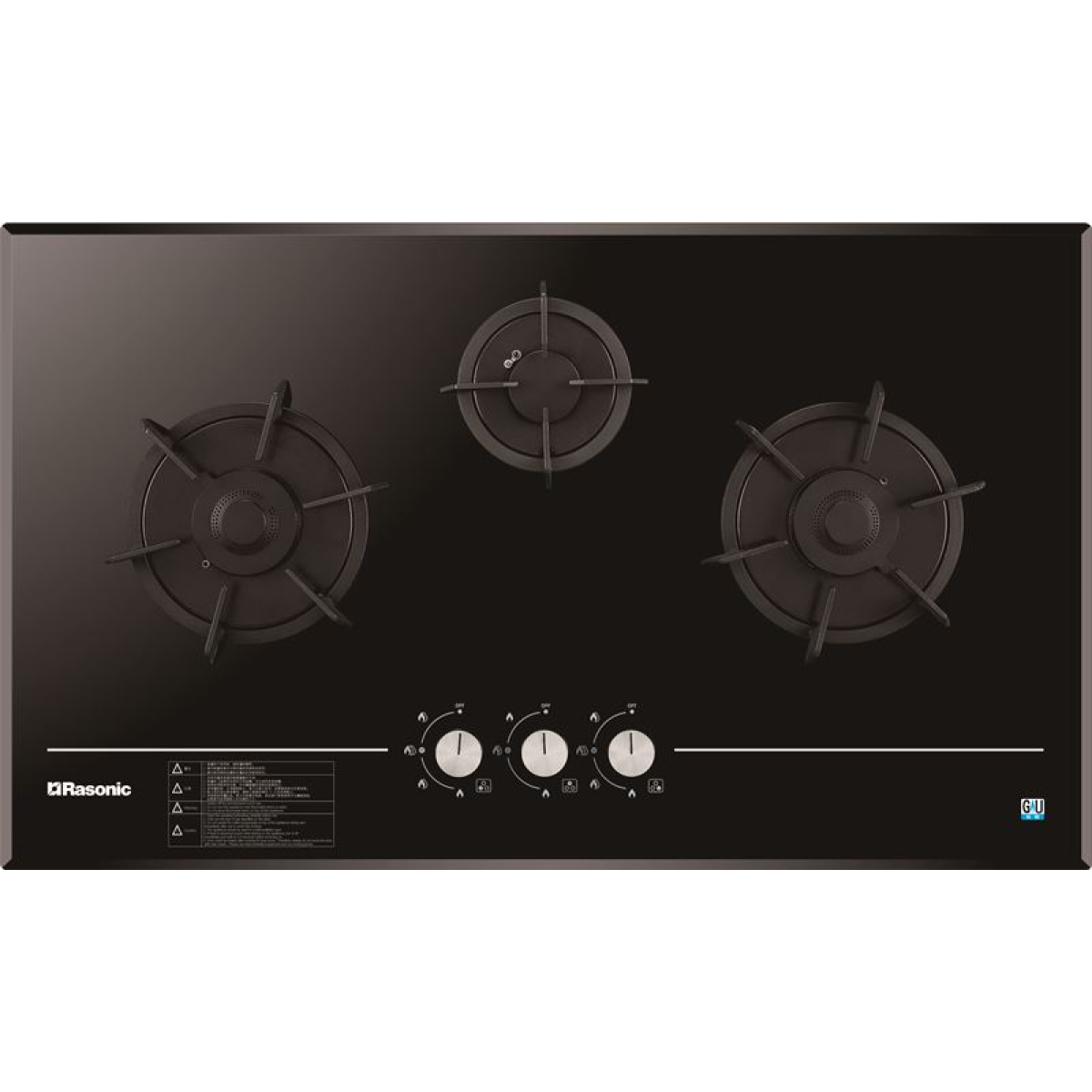 Rasonic 樂信 RG-H361-LPG 86厘米 嵌入式三頭石油氣煮食爐
