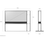LG 樂金 OLED77T4PCA 77吋 LG Signature OLED T 全球首款 透明真無線 4K OLED 智能電視