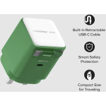 Momax UM76UKG 1-CHARGE+ 1 連接埠 GaN 65W 充電器，附可伸縮 USB-C線