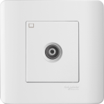 Schneider Electric 施耐德電氣 E8431TVM_WE Zencelo 單位電視天線主板插座 (凝白)