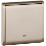 Schneider Electric 施耐德電氣 E8231L2F_WG_C5 Pieno 16AX 單位雙控開關掣連螢光指示 (沉醉金)