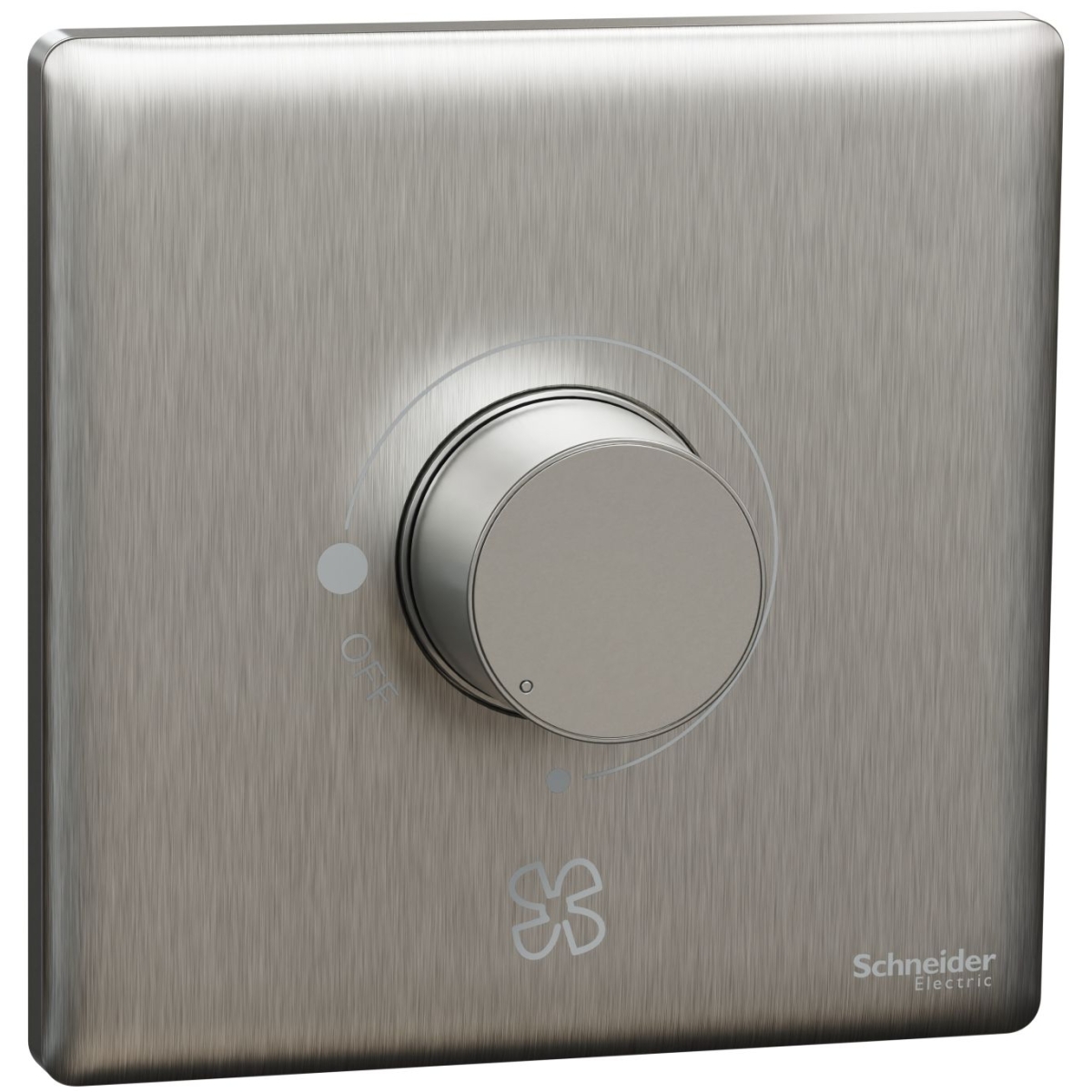 Schneider Electric 施耐德電氣 NUX31FR350_SS Unica X 風扇調速開關掣 (炫星銀)