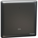 Schneider Electric 施耐德電氣 NUX31D20N_DG Unica X 20A 單位雙極開關掣連LED指示燈 (石墨灰)