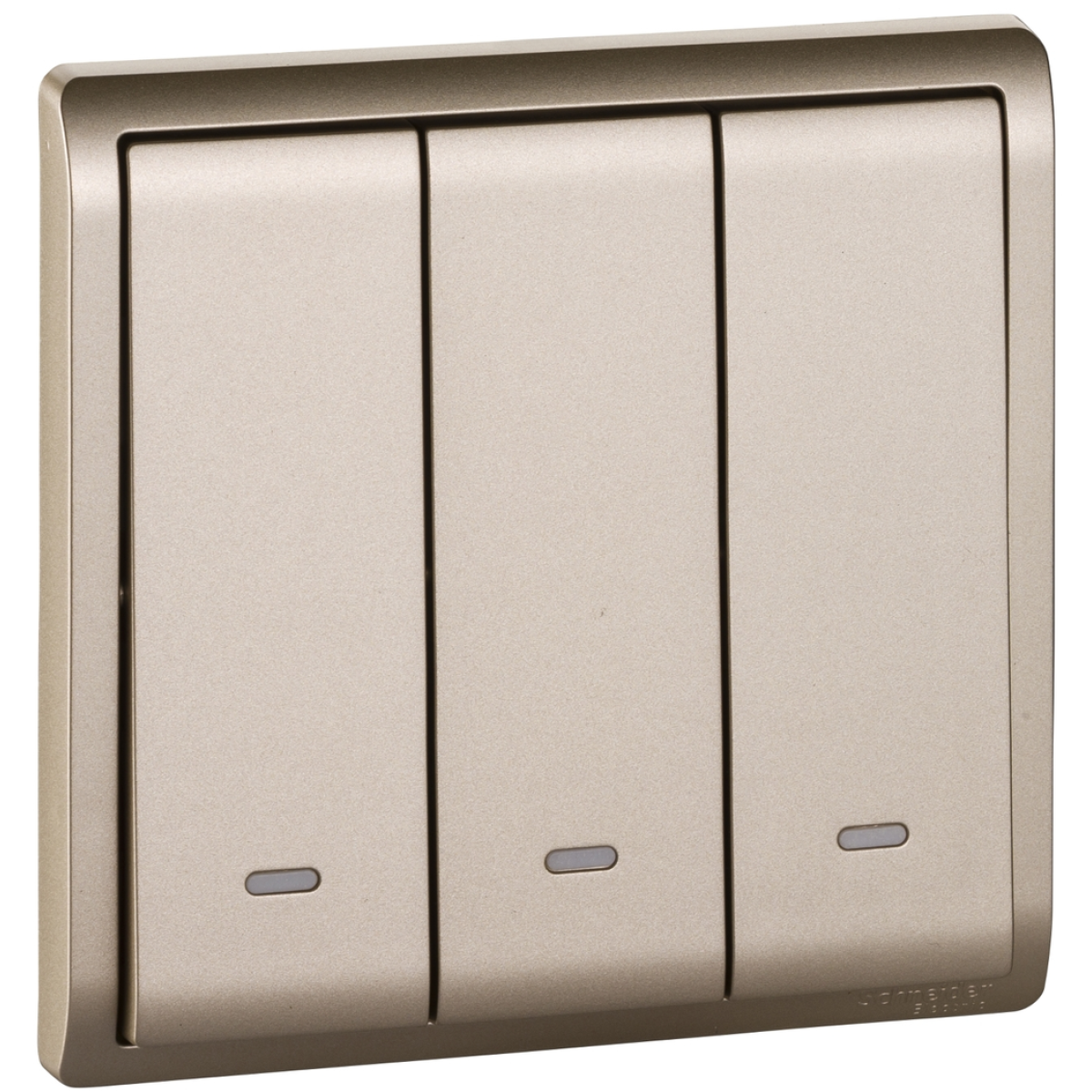 Schneider Electric 施耐德電氣 E8233L1F_WG_C5 Pieno 16AX 三位單控開關掣連螢光指示 (沉醉金) Schneider Electric 施耐德電氣 E8233L1F_WG_C5 Pieno 16AX 三位單控開關掣連螢光指示 (沉醉金)