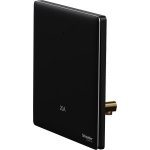 Schneider Electric 施耐德電氣 NUX31D20N_JB Unica X 20A 單位雙極開關掣連LED指示燈 (曜石黑)