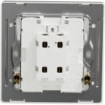 Schneider Electric 施耐德電氣 NUX31D20N_JB Unica X 20A 單位雙極開關掣連LED指示燈 (曜石黑)