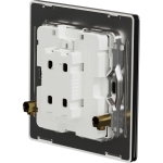 Schneider Electric 施耐德電氣 NUX31D20N_JB Unica X 20A 單位雙極開關掣連LED指示燈 (曜石黑)