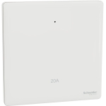 Schneider Electric 施耐德電氣 NUX31D20N_PW Unica X 20A 單位雙極開關掣連LED指示燈 (皎月白)