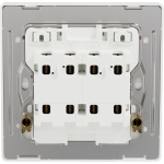 Schneider Electric 施耐德電氣 NUX32D20N_PW Unica X 20A 兩位雙極開關掣連LED指示燈 (皎月白)