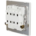 Schneider Electric 施耐德電氣 NUX32D20N_PW Unica X 20A 兩位雙極開關掣連LED指示燈 (皎月白)