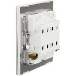 Schneider Electric 施耐德電氣 NUX32D20N_PW Unica X 20A 兩位雙極開關掣連LED指示燈 (皎月白)