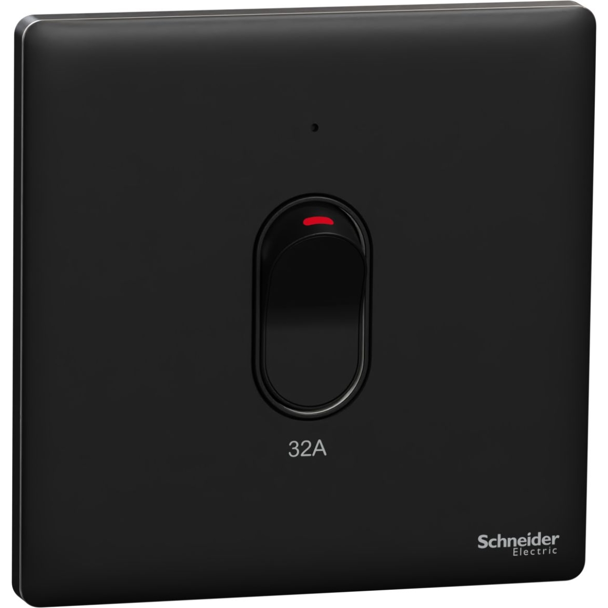 Schneider Electric 施耐德電氣 NUX31D32N_JB Unica X 32A 單位雙極開關掣連LED指示燈 (曜石黑)