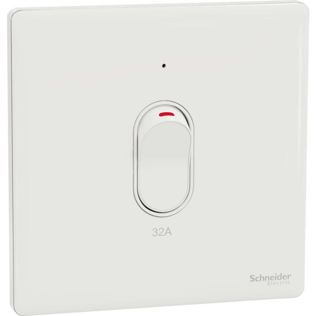 Schneider Electric 施耐德電氣 NUX31D32N_PW Unica X 32A 單位雙極開關掣連LED指示燈 (皎月白)