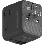 Momax UA27UKD 1-World² 35W 五接口旅行充電插座 (黑色)