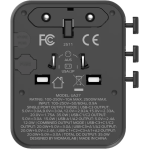 Momax UA27UKL2 1-World² 20W 三接口旅行充電插座 (砂岩色)