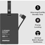 Momax BR16D 1-Power Badge+ 移動電源 Find My 全球定位器