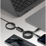 Momax DC56D Mag.Link - 100W USB-C to 雙 USB-C 2M 磁吸連接線