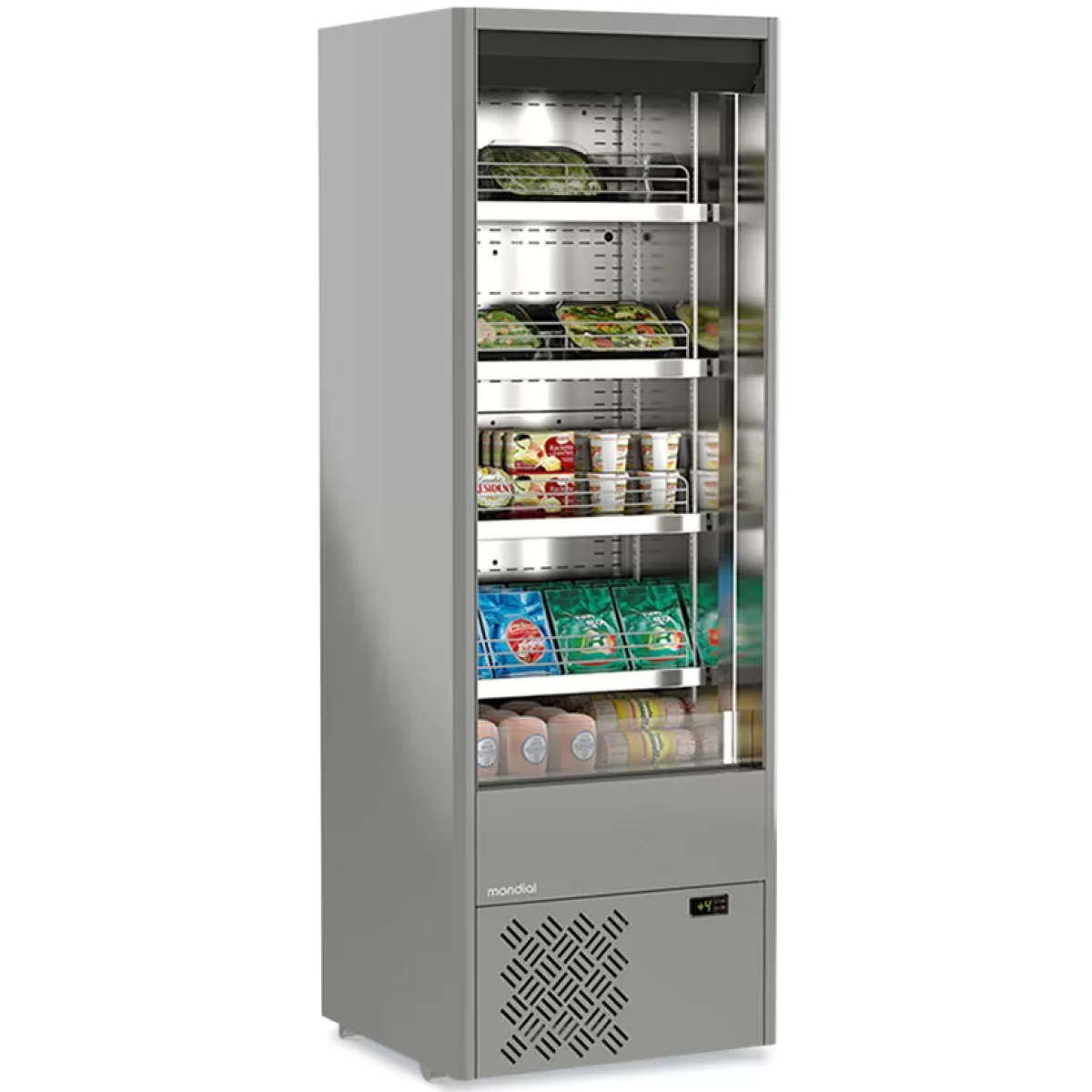 Mondial Framec MURALES 7 X 318公升 意大利MF超市冷藏櫃 (不鏽鋼色)