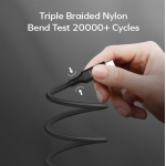 Momax DC63D Mag.Link - 240W USB-C to USB-C USB 4 40Gbps 1.5M 磁吸連接線