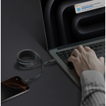 Momax DC63D Mag.Link - 240W USB-C to USB-C USB 4 40Gbps 1.5M 磁吸連接線