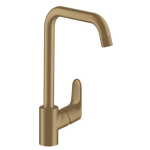 Hansgrohe 31820140 Focus 260 單把手廚房龍頭 附旋轉出水嘴 (拉絲古銅色)