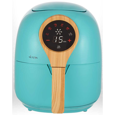 【展銷品】 Nutzen 樂斯 NAF-38TB 3.8公升 輕觸式氣炸鍋 (湖水綠色)