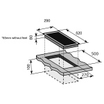 Baumatic BHI310 30厘米 黑魂系列 嵌入式/座檯式電磁爐 (8段火力控制 + 餘熱指示燈)