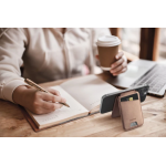 Momax SR29L2 1-Wallet磁吸卡片套支架 (砂岩色)