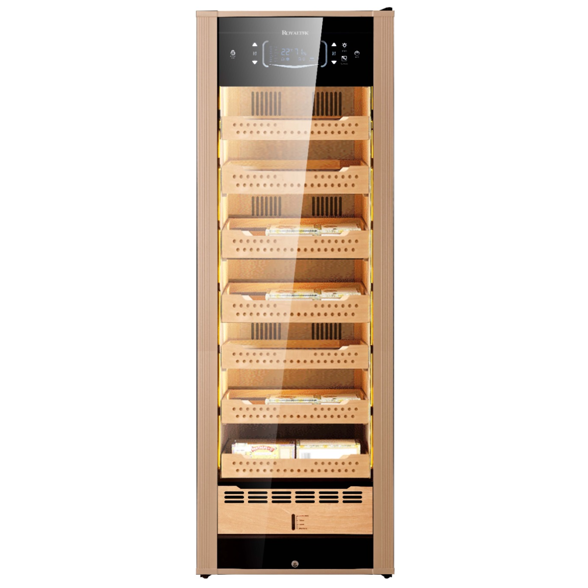 Royaltek RT168UC-FC Signature系列 恆濕恆溫雪茄櫃 (全雪松木內框) (1200-1500支) (包拆箱埋位)