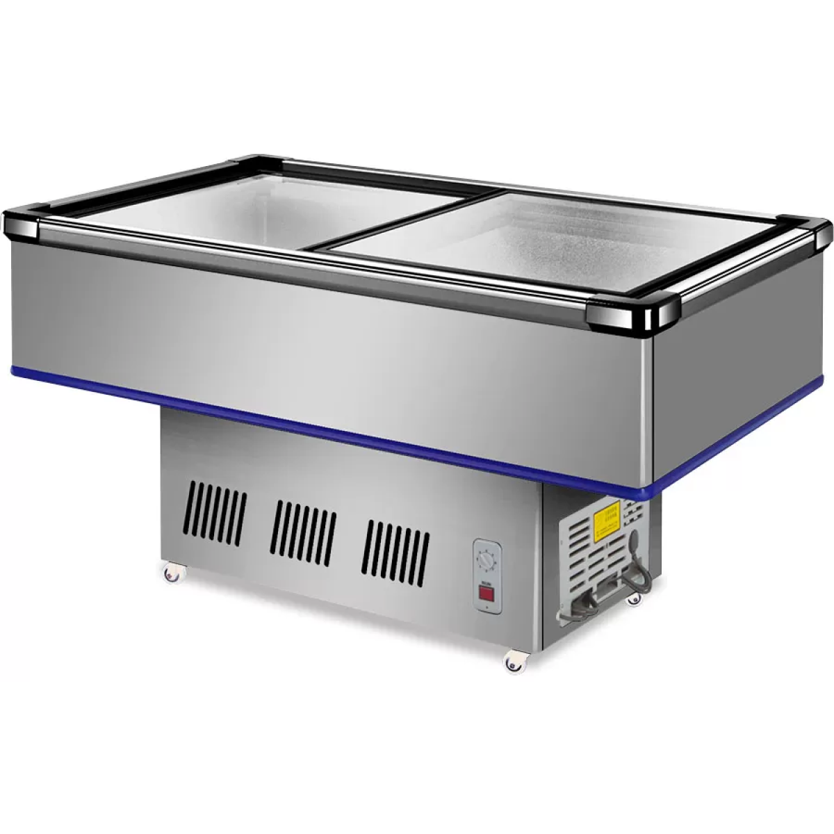 Luen Pun 聯品 SD‑170-SS 170公升 超市海鮮不銹鋼陳列櫃