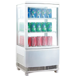 Verygood RT-58L(1R) 61公升 四邊玻璃冷藏展示櫃 (白框款)