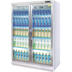 Luen Pun 聯品 LG4-1000FC-2H 1000公升 機後型平頂風冷鋁合金兩門展示櫃