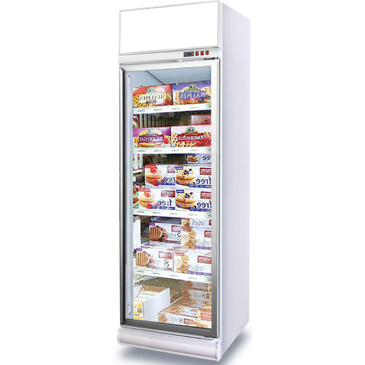 Luen Pun 聯品 LG4-580LF-HW 580公升 低溫鋁合金單門展示櫃 (銀框)