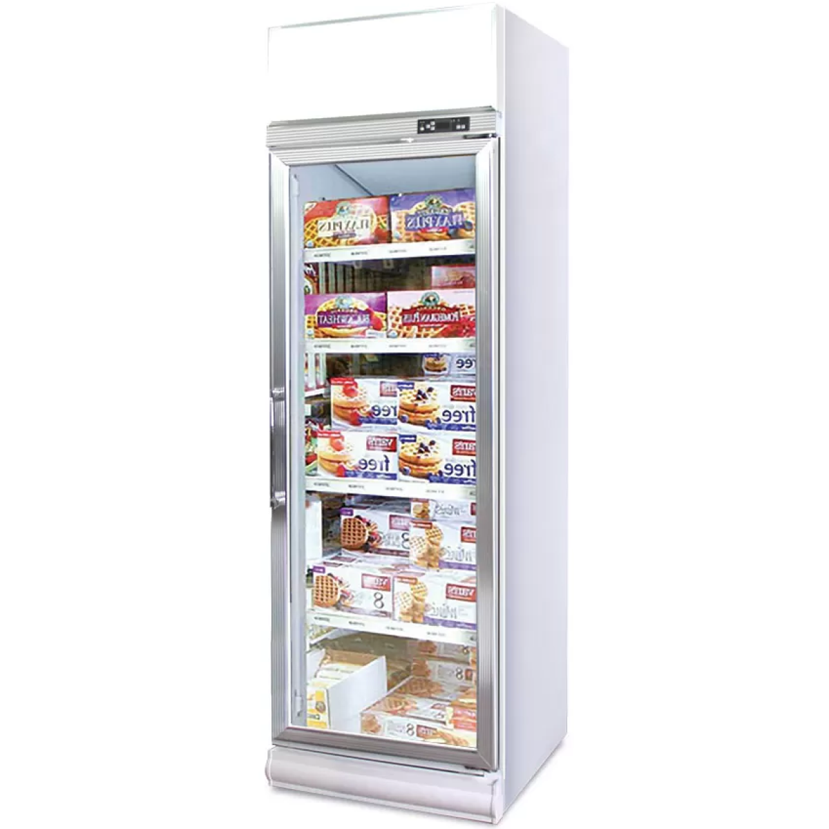 Luen Pun 聯品 LG4-590LF-HW 590公升 低溫鋁合金單門展示櫃 (黑框)