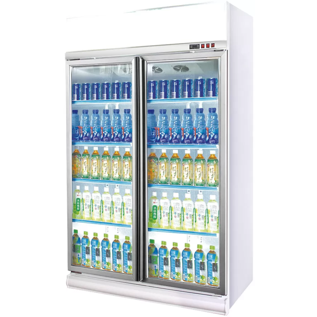 Luen Pun 聯品 LG4‑680LF‑2H 680公升 高溫鋁合金雙門展示櫃 (銀框)