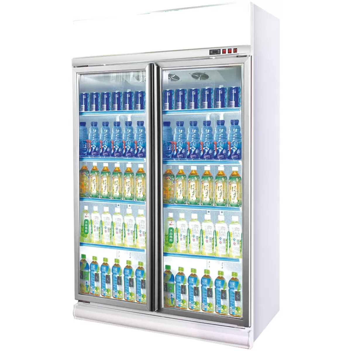 Luen Pun 聯品 LG4-980LF-2H 980公升 高溫鋁合金雙門展示櫃 (金框)