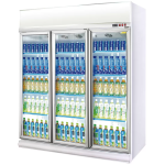 Luen Pun 聯品 LG4‑1460LF‑3H 1460公升 高溫鋁合金三門展示櫃 (黑框)