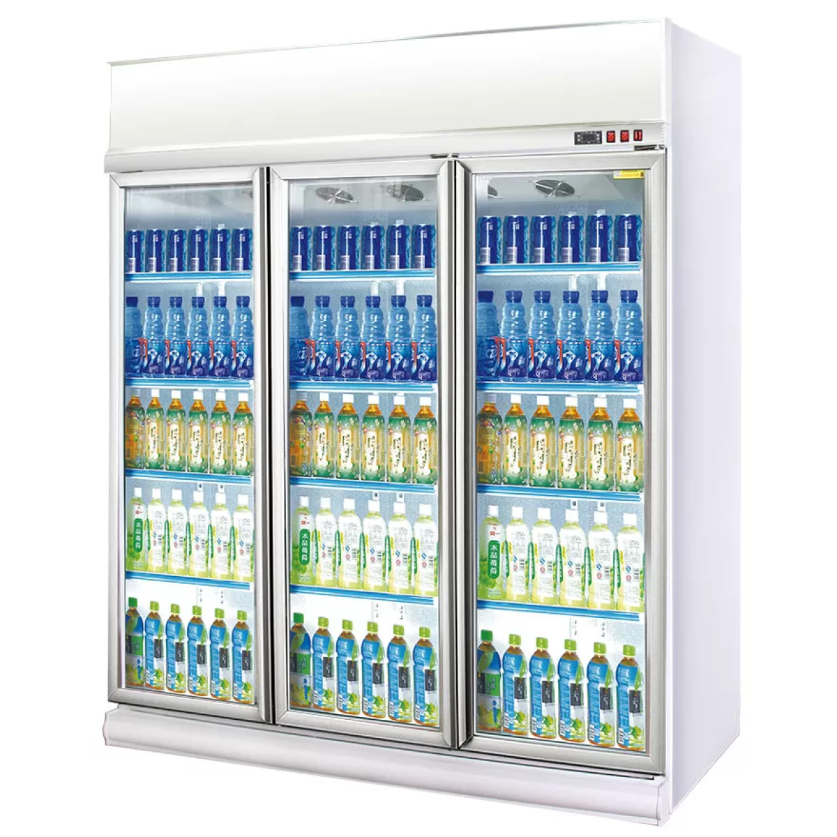 Luen Pun 聯品 LG4‑1490LF‑3H 1490公升 高溫鋁合金三門展示櫃 (金框)