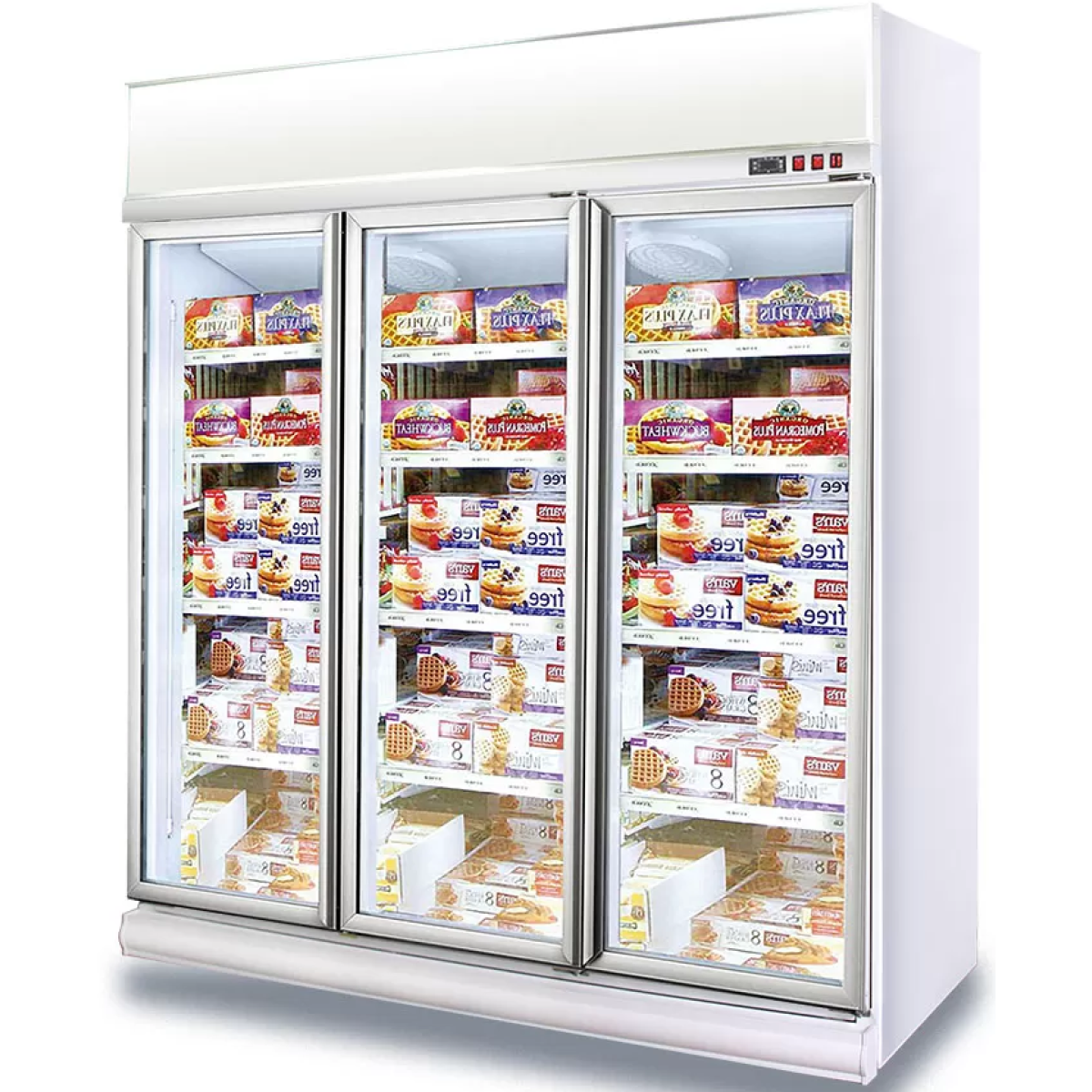 Luen Pun 聯品 LG4-1490LF-3HW 1490公升 低溫鋁合金三門展示櫃 (金框)