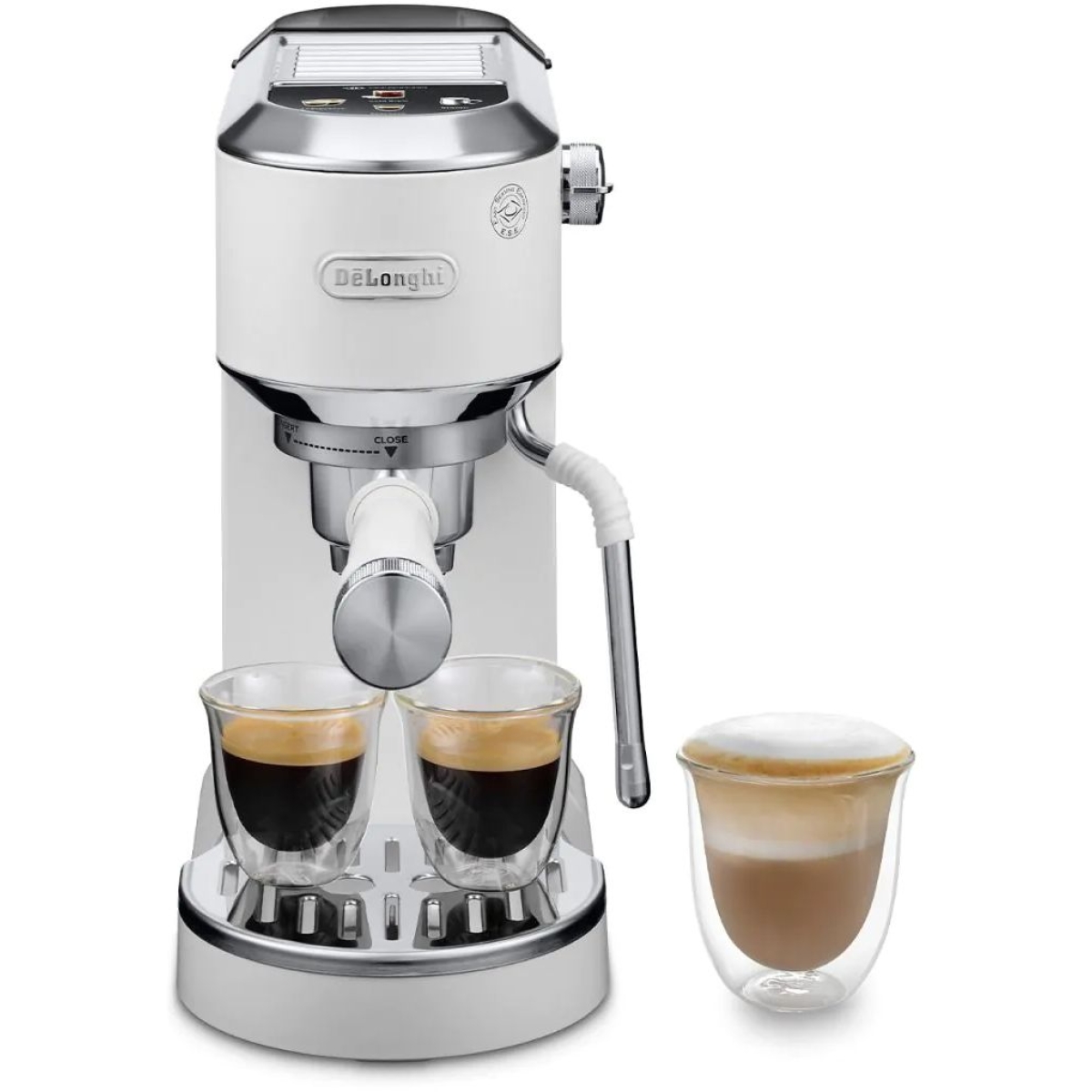 DeLonghi EC890.WI 15巴 Dedica Duo 座檯式半自動咖啡機 (雪山白)